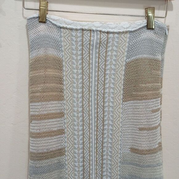 Anthropologie Cecelia Prado Glinted Gold & Silver Knit Maxi Skirt - XS - Picture 7 of 16